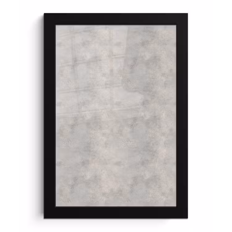 Poster met lijst - Grijs - Beton - Industrieel — 1