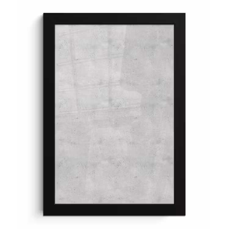 Poster met lijst - Grijs - Beton - Neutraal — 1