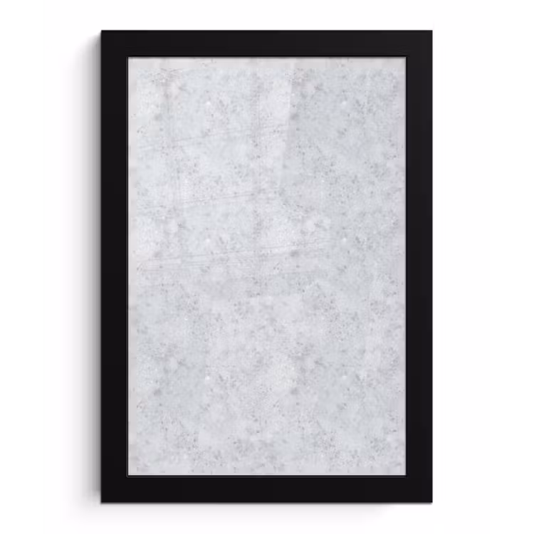 Poster met lijst - Grijs - Terrazzo-effect - Beton — 1