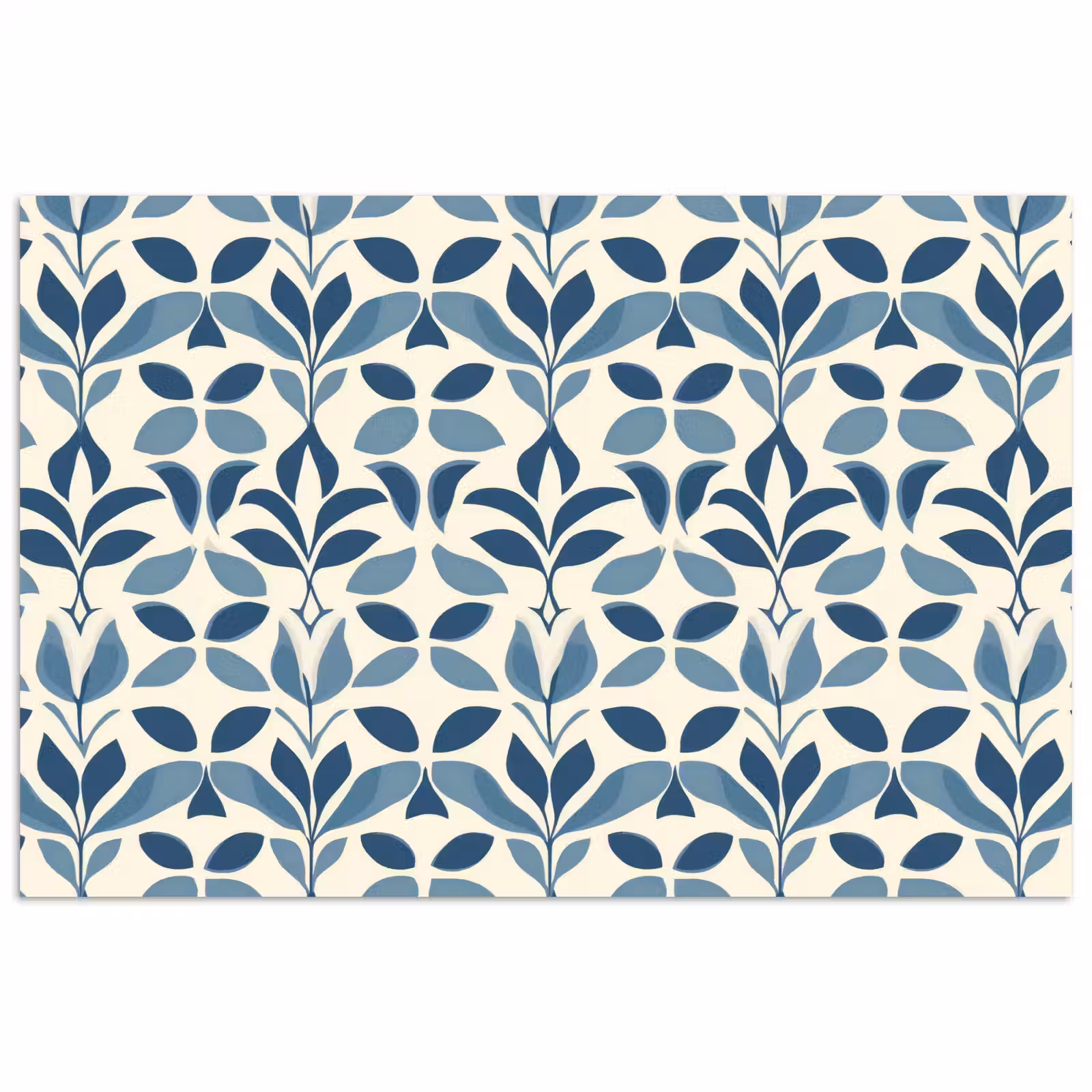Poster - Flora - Modern - Blauw — 1
