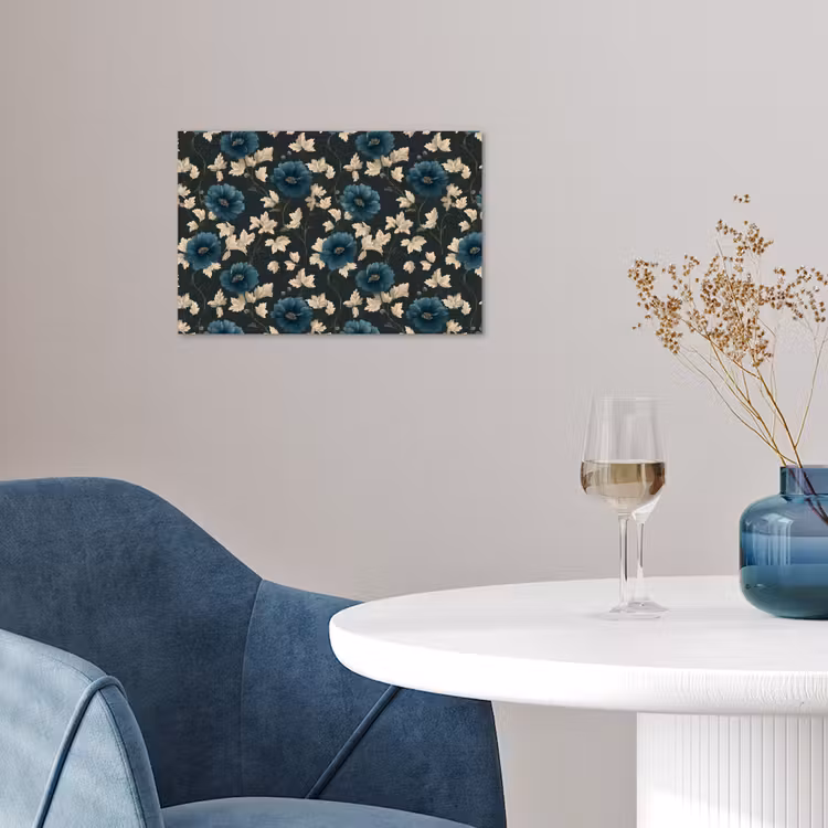 Poster - Botanisch - Bloemen - Blauw — 4