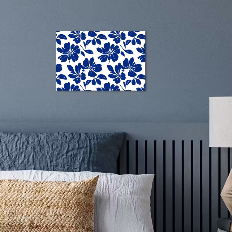 Poster - Floraal - Modern - Blauw — 3