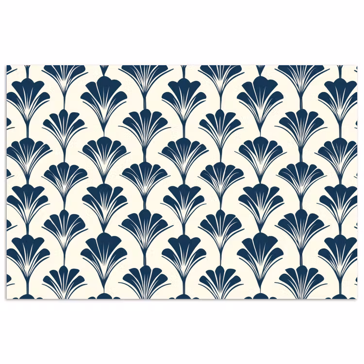 Poster - Klassiek - Motief - Blauw — 1
