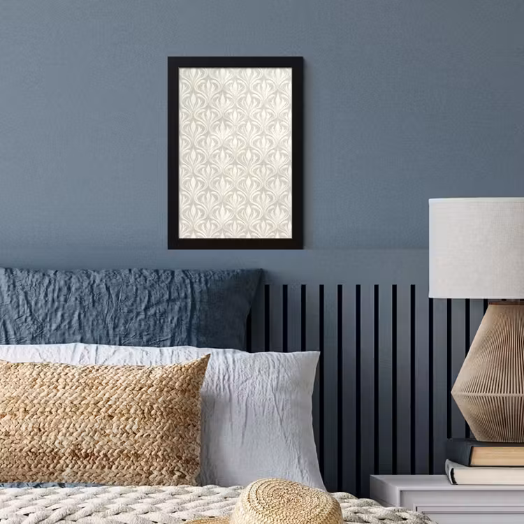 Poster met lijst - Barok - Patroon - Beige — 4