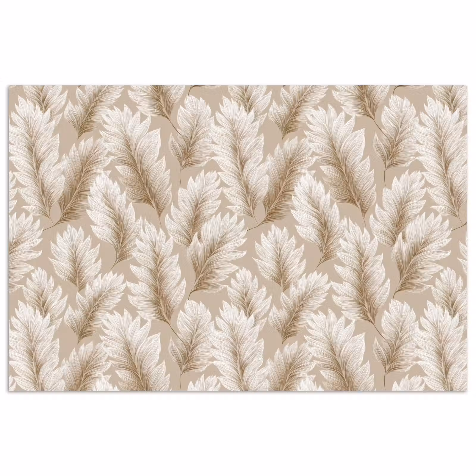 Poster - Botanisch - Patroon - Beige — 1