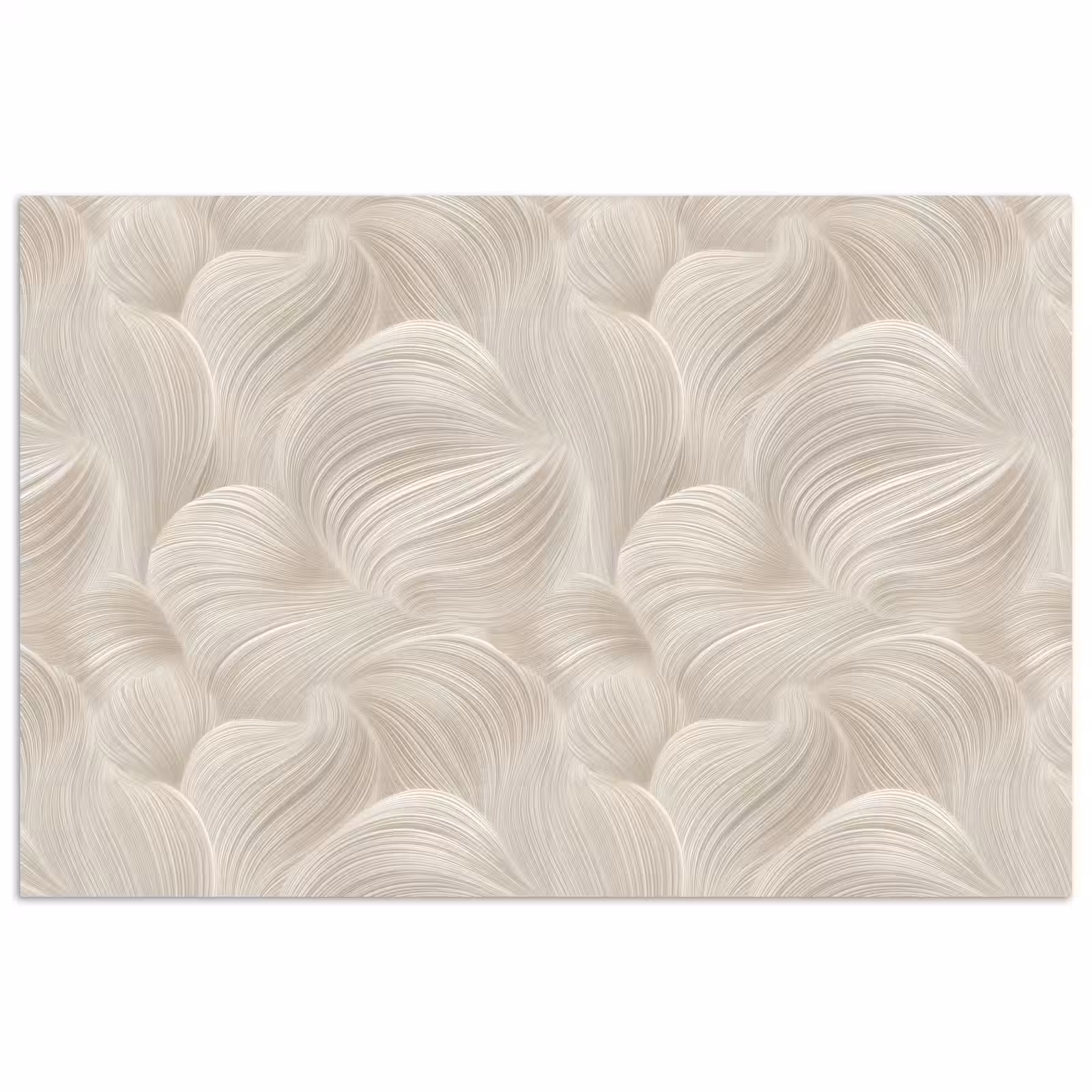 Poster - Lijnen - Waaier - Beige — 1