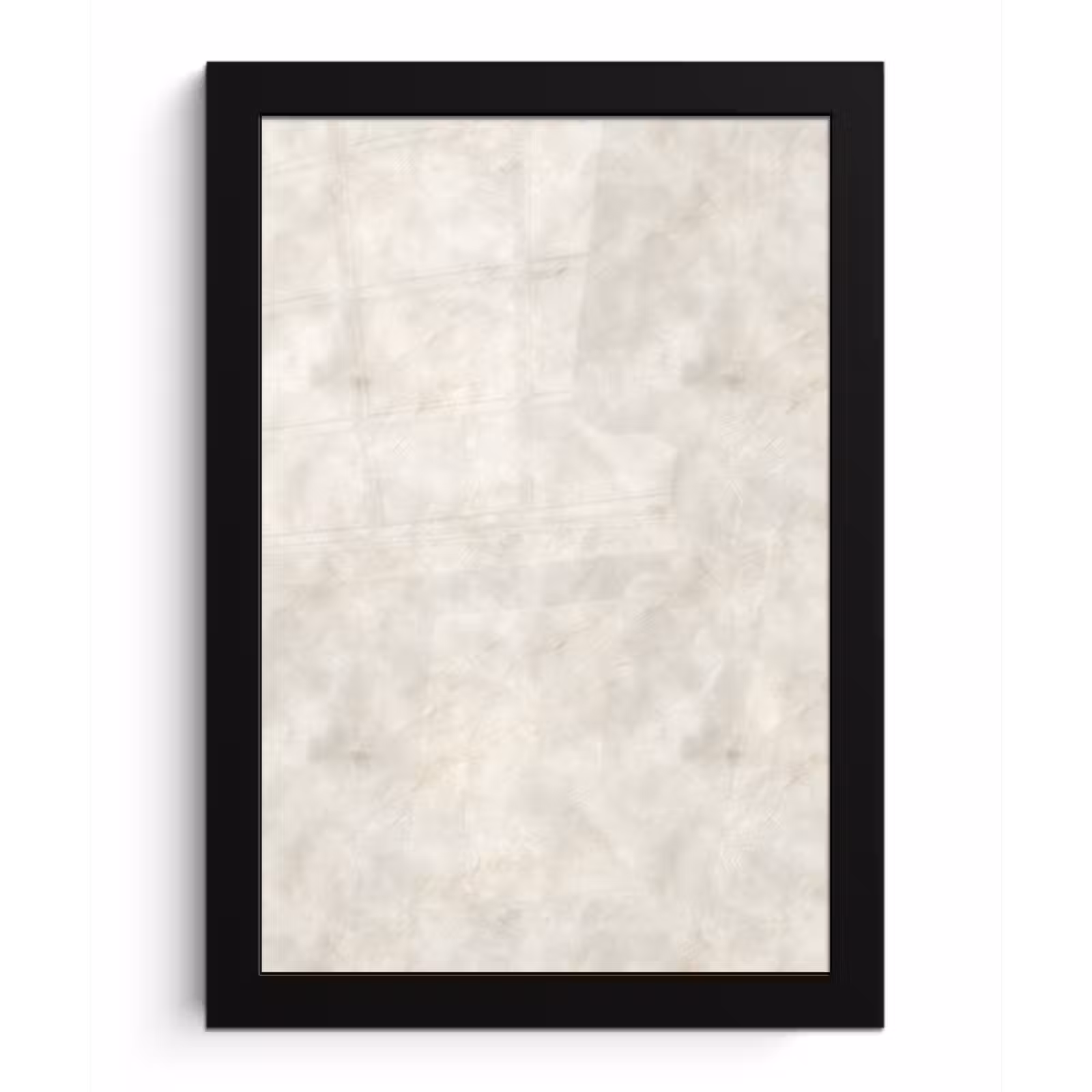 Poster met lijst - Crèmebeige - Marmer - Aders — 1