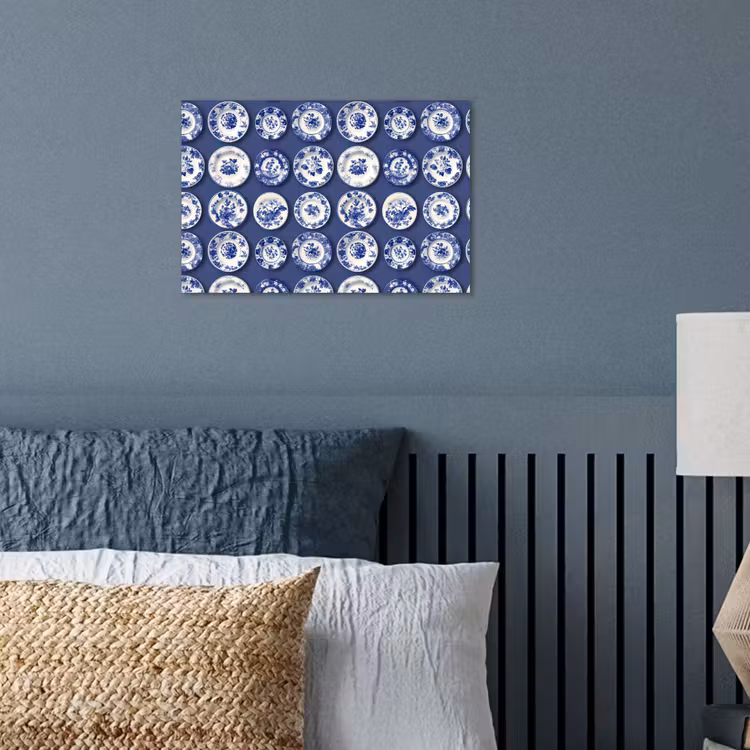 Poster - Borden - Floraal - Blauw — 3