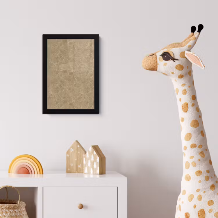 Poster met lijst - Beige - Marmer - Witte aders — 5