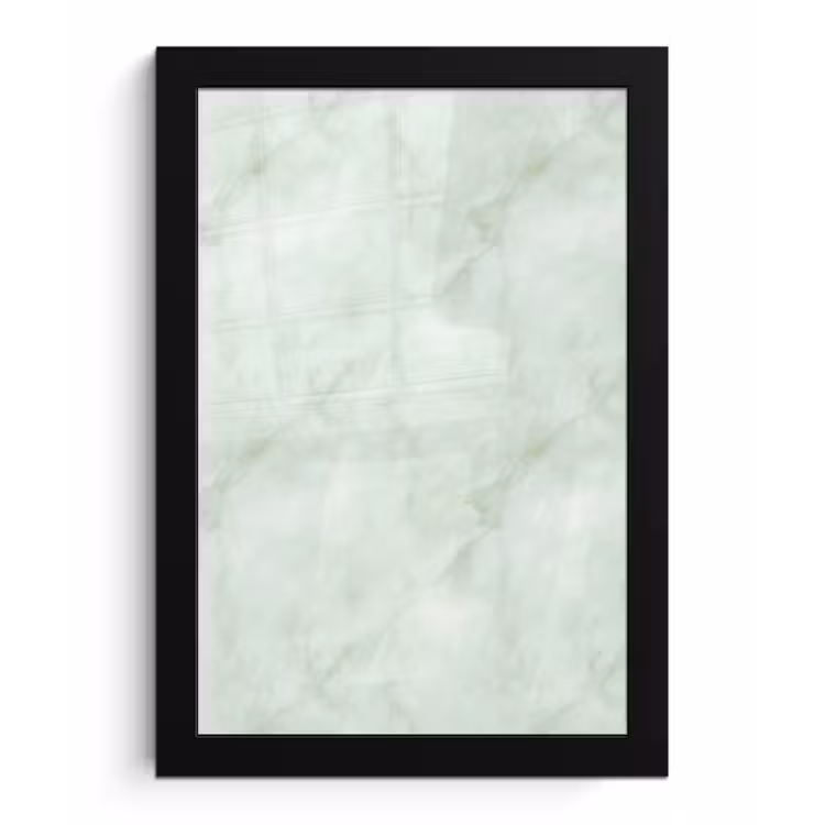 Poster met lijst - Groen - Marmer - Vloeiende aders — 1