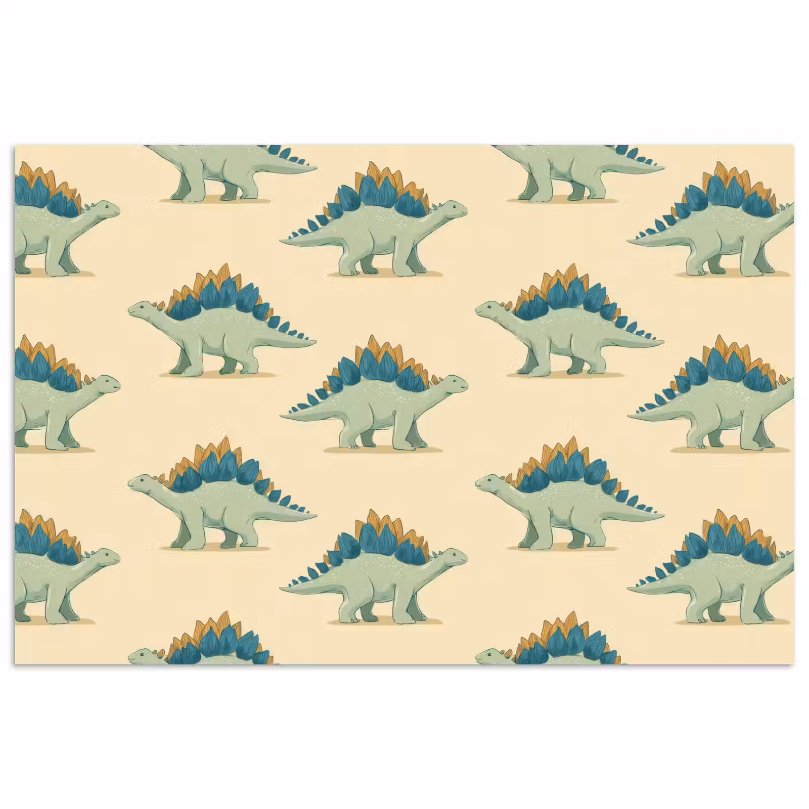 Poster - Dino - Patroon - Groen — 1