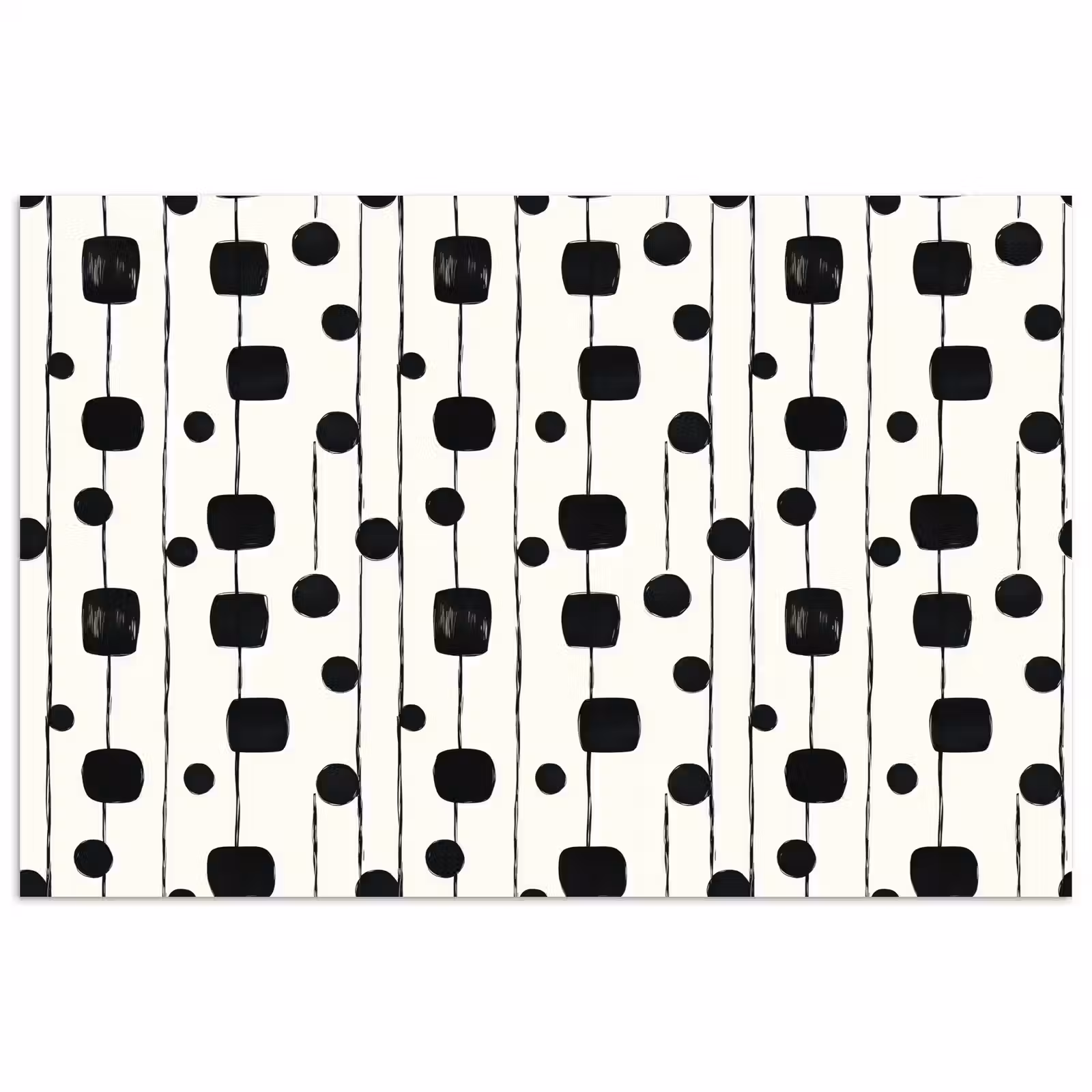 Poster - Grafisch - Modern - Zwart — 1