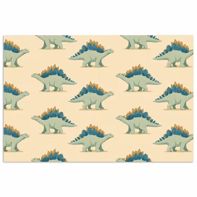 Poster - Dino - Patroon - Groen — 1