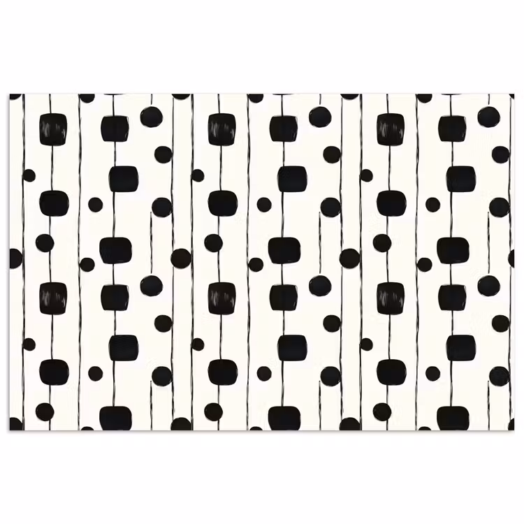 Poster - Grafisch - Modern - Zwart — 1