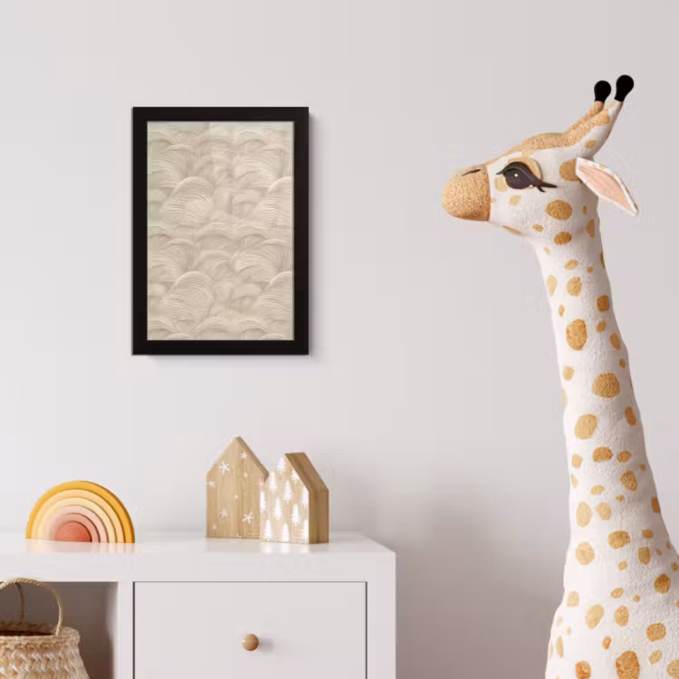 Poster met lijst - Bogen - Patroon - Beige — 5