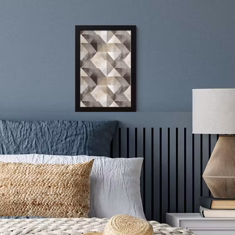 Poster met lijst - Geometrisch - Motief - Aardetinten — 4