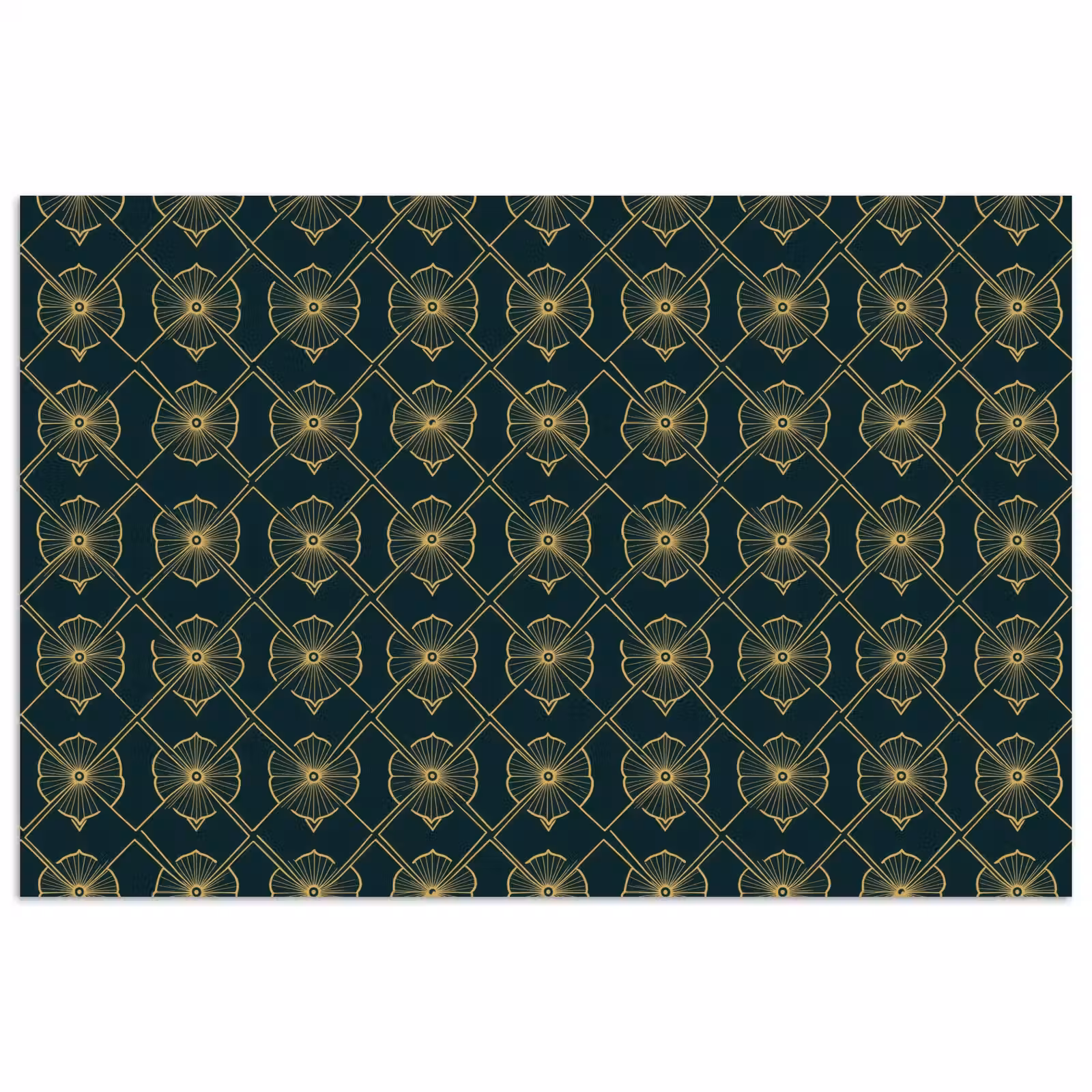 Poster - Geometrisch - Elegant - Groen — 1