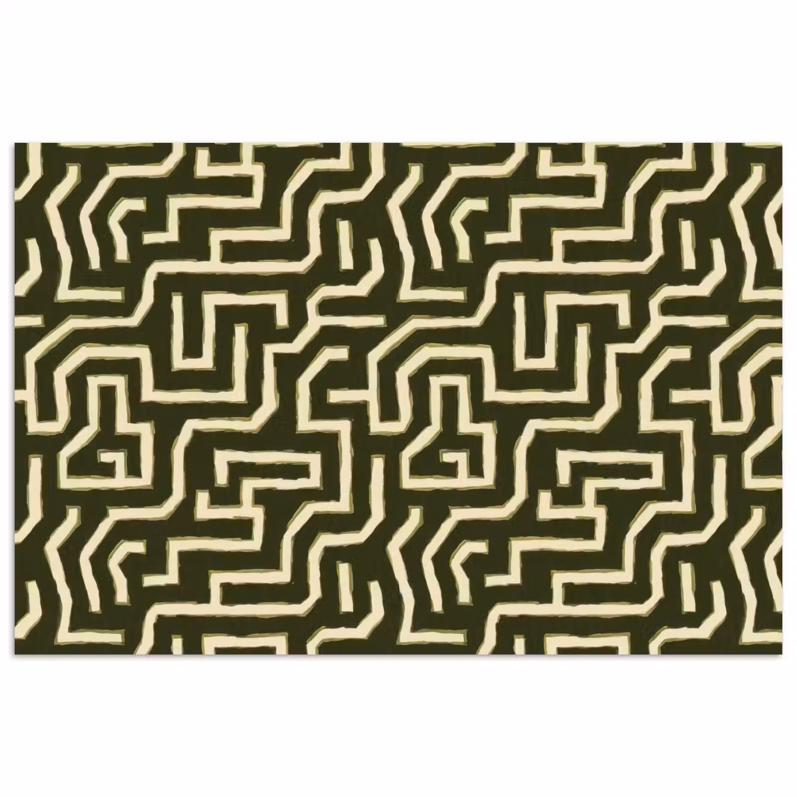 Poster - Lijnen - Abstract - Groen — 1