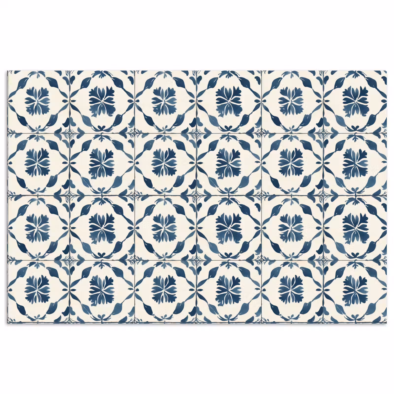 Poster - Grafisch - Tegel - Blauw — 1