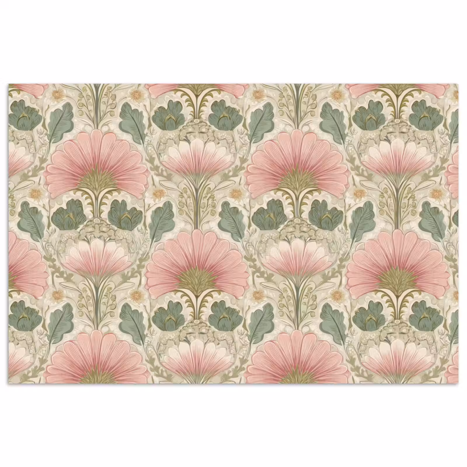 Poster - Klassiek - Patroon - Roze — 1