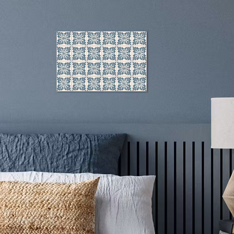 Poster - Dessin - Tegel - Blauw — 3