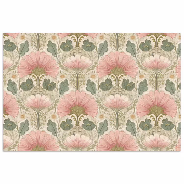Poster - Klassiek - Patroon - Roze — 1