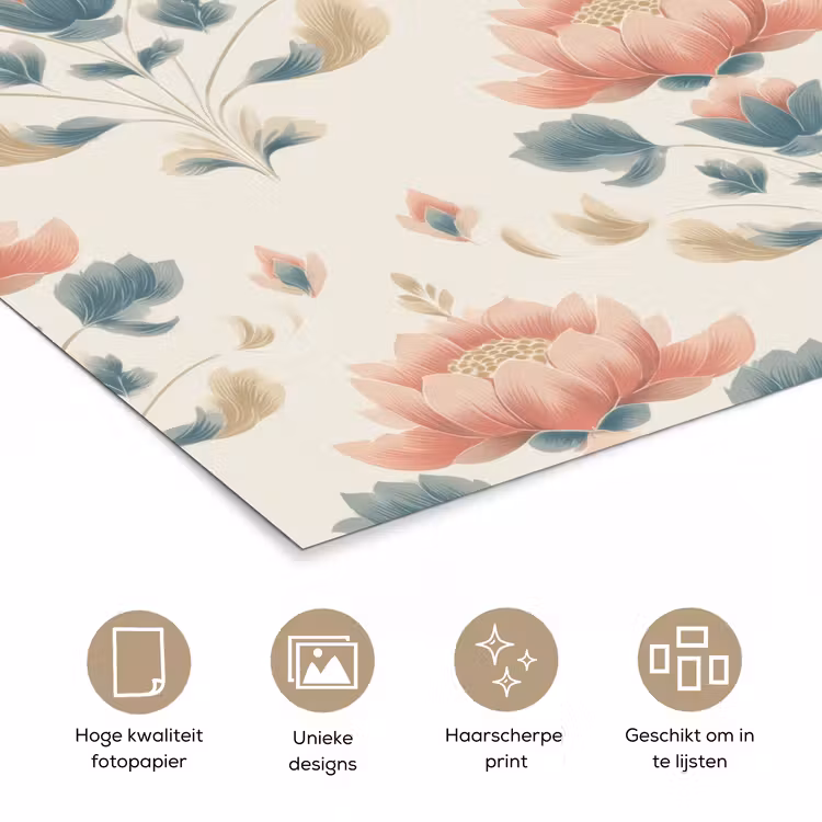 Poster - Lotus - Bloemen - Roze — 5