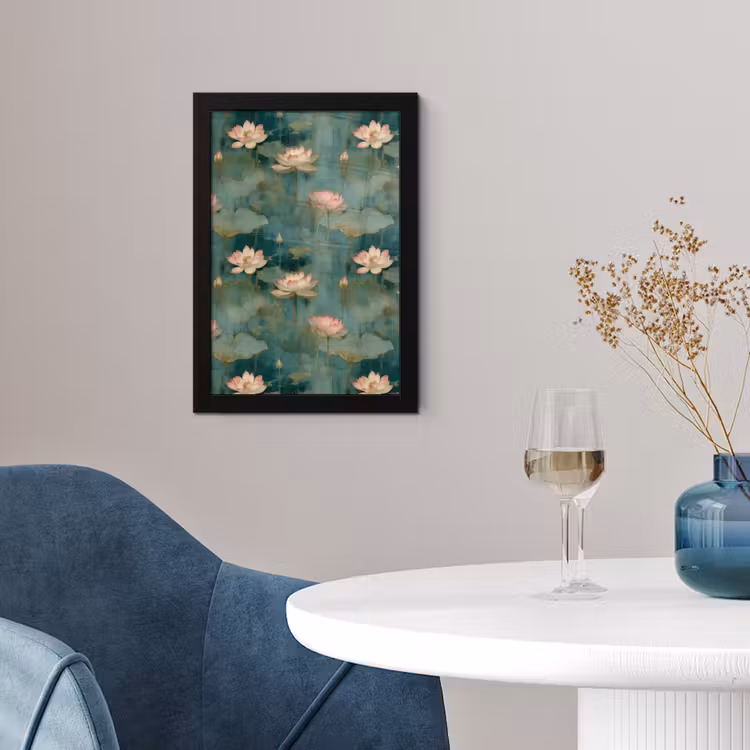 Poster met lijst - Botanisch - Bloemen - Roze — 2