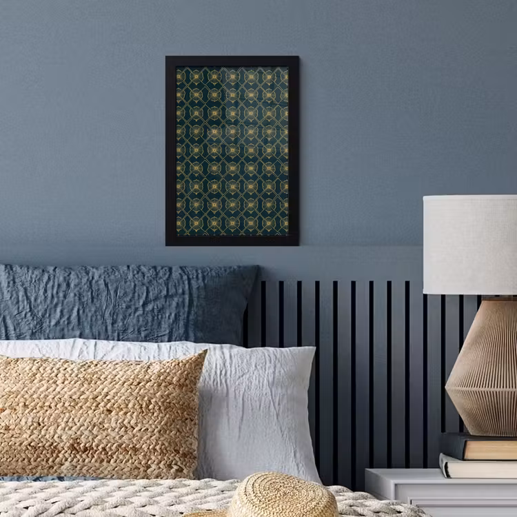 Poster met lijst - Geometrisch - Elegant - Groen — 4
