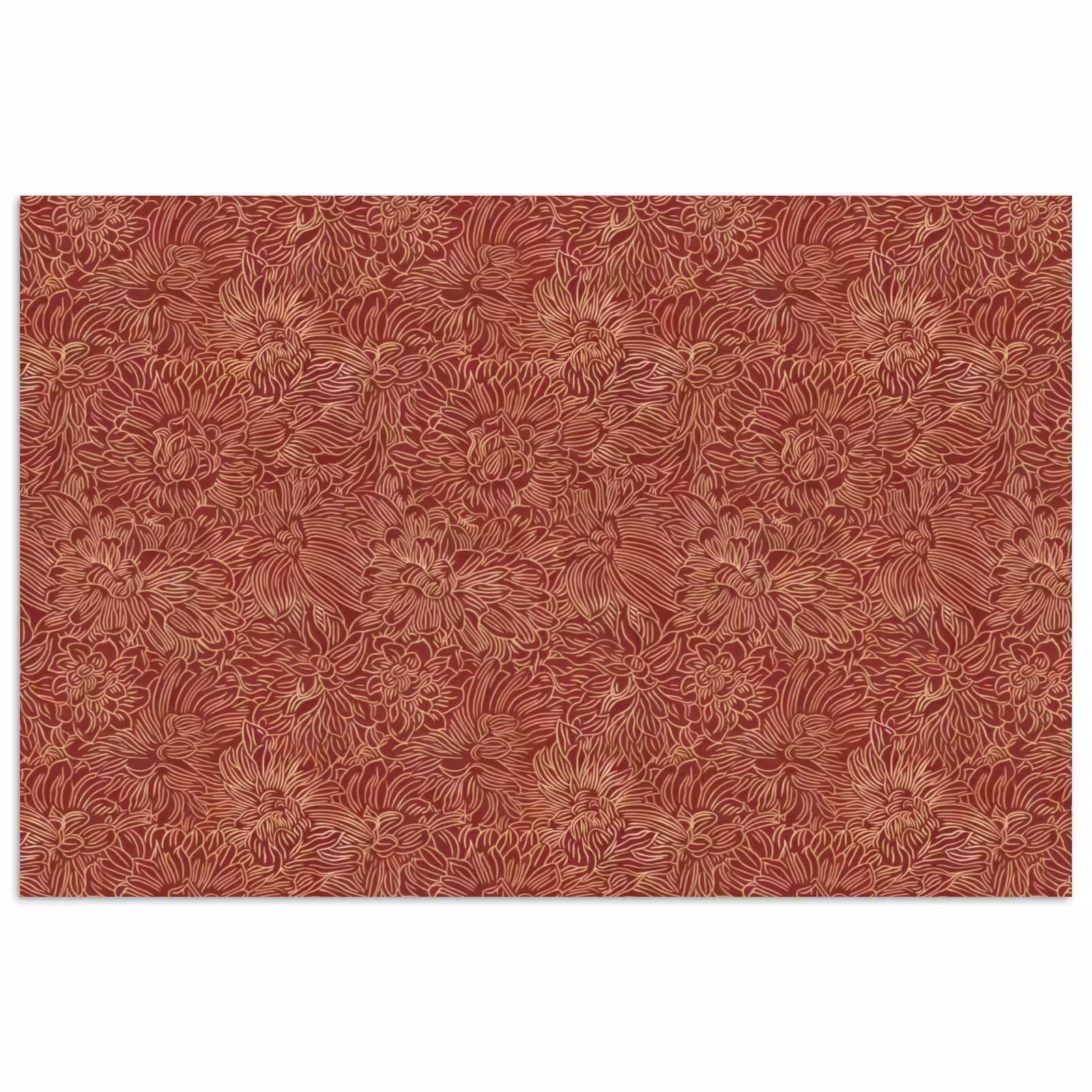 Poster - Bloemen - Motief - Rood — 1