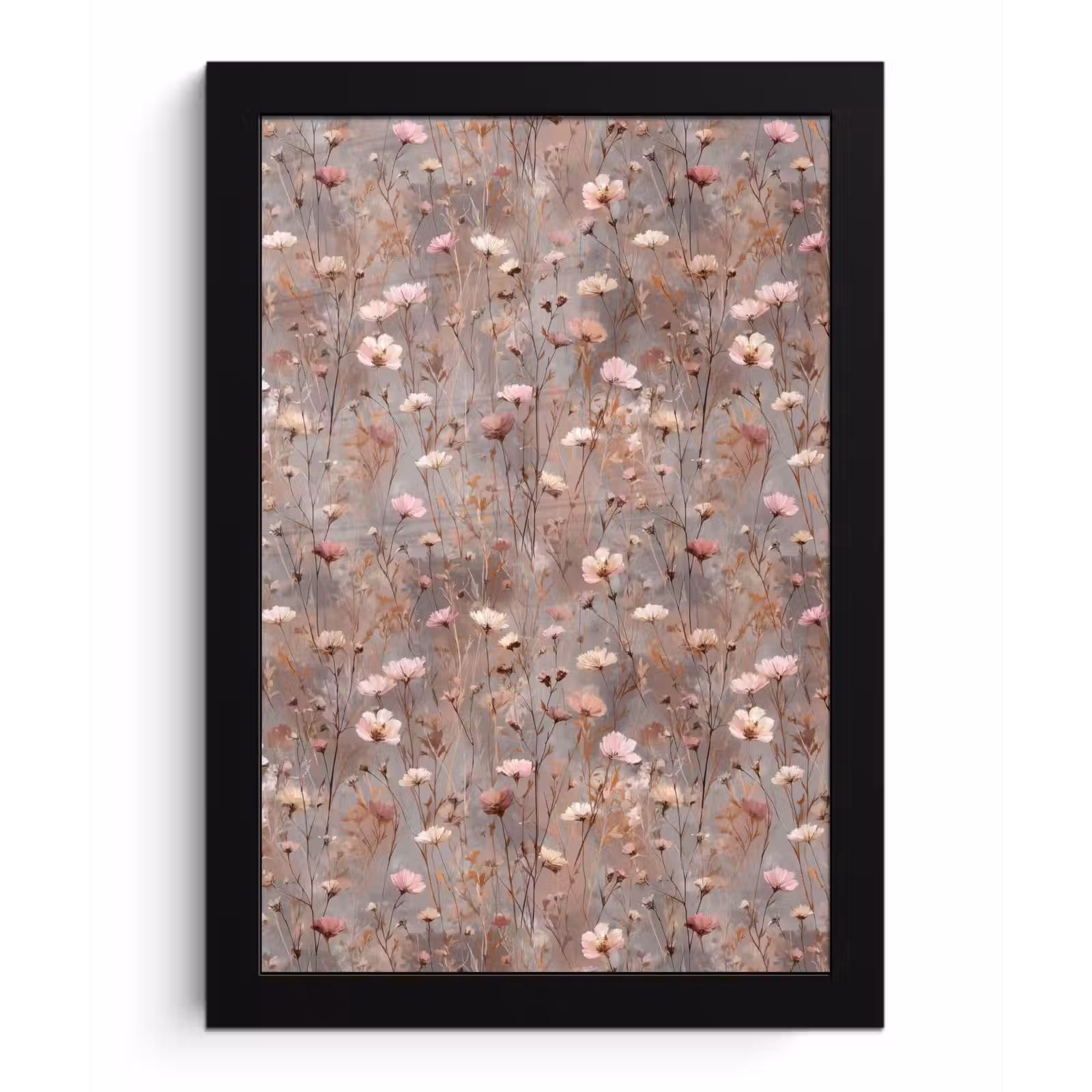 Poster met lijst - Bloemen - Wild - Pastel — 1
