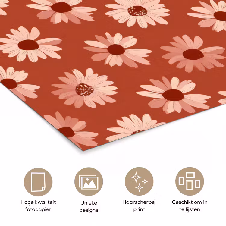 Poster - Madelief - Retro - Terracotta — 5