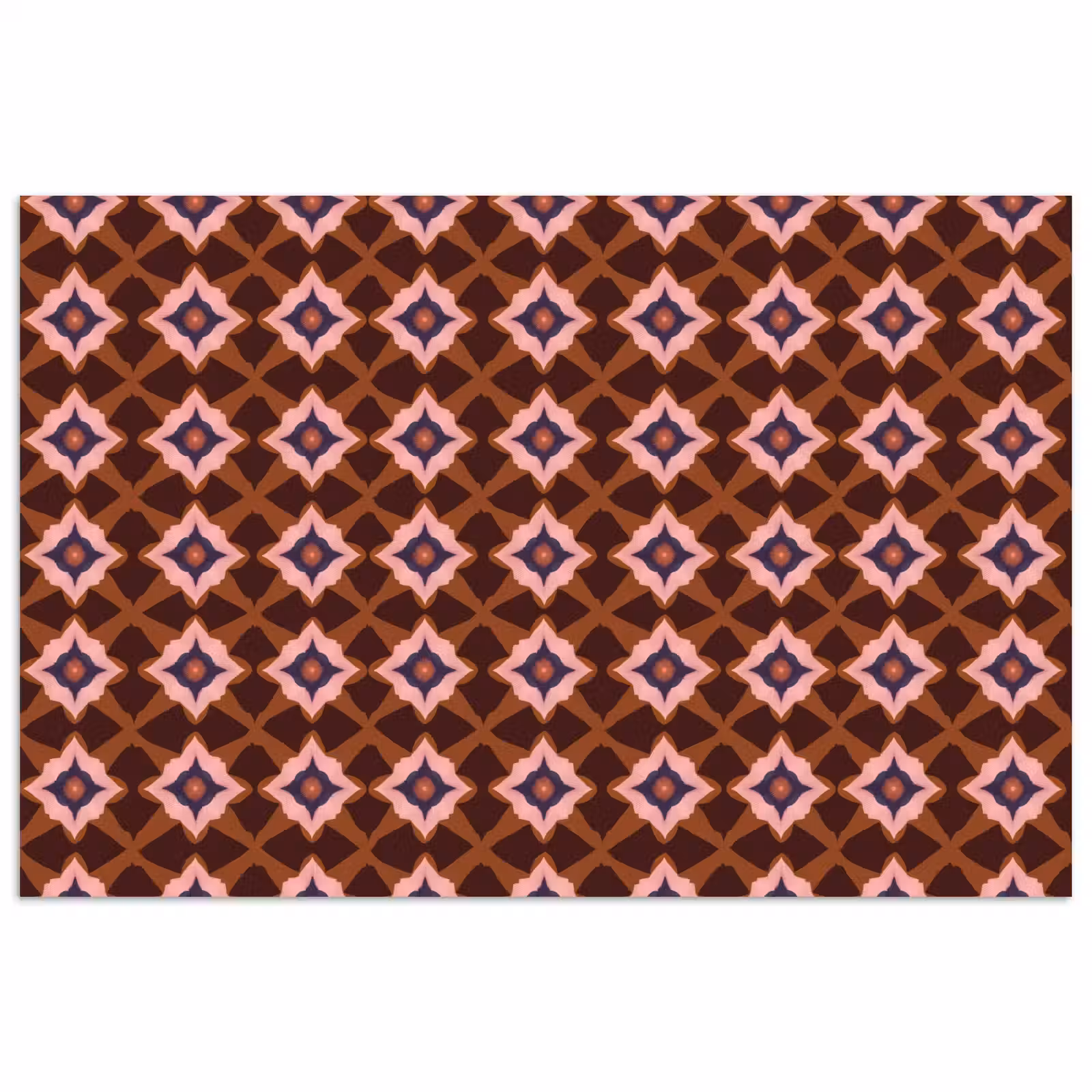 Poster - Geometrisch - Sierlijk - Bruin — 1
