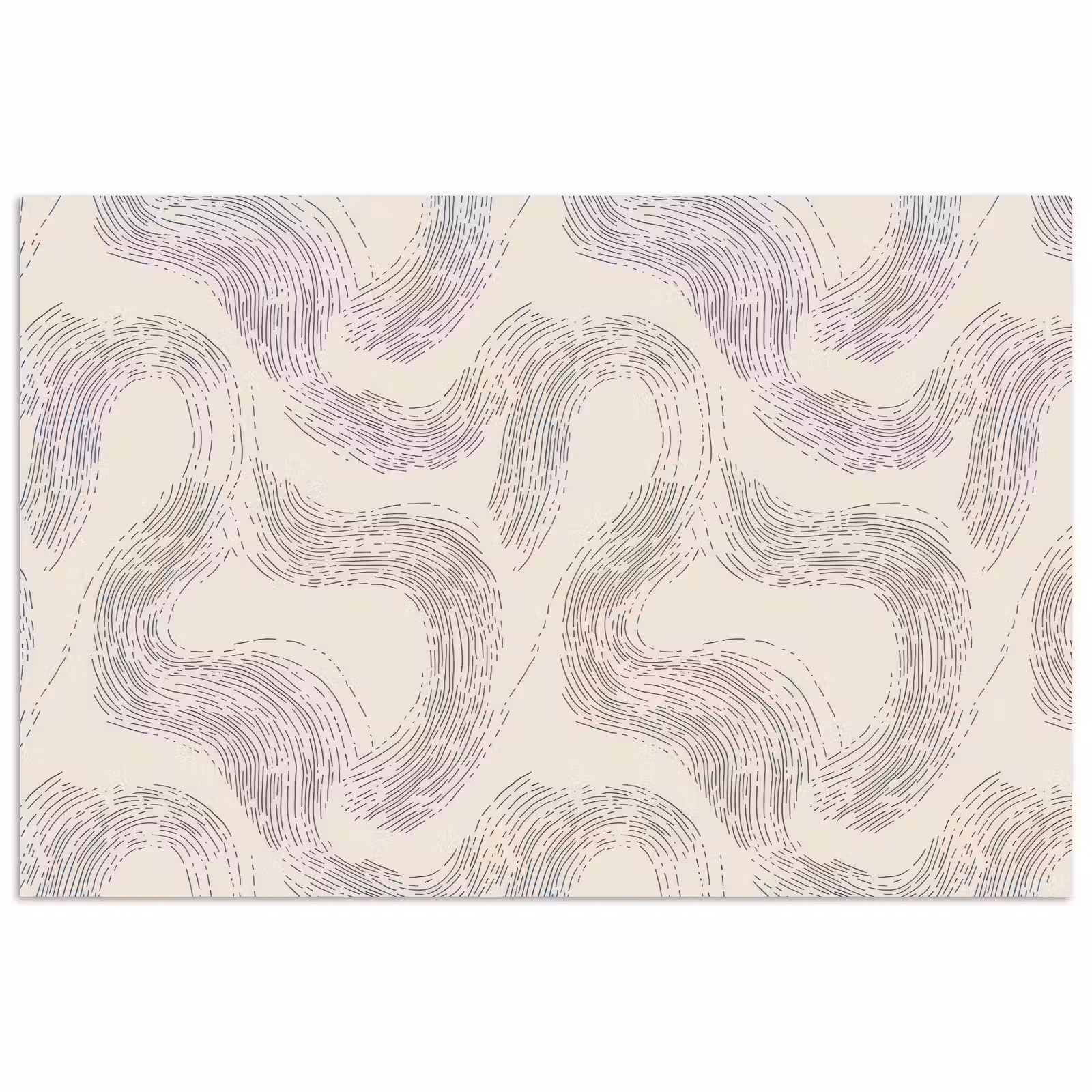 Poster - Lijnen - Patroon - Beige - Minimalistisch — 1