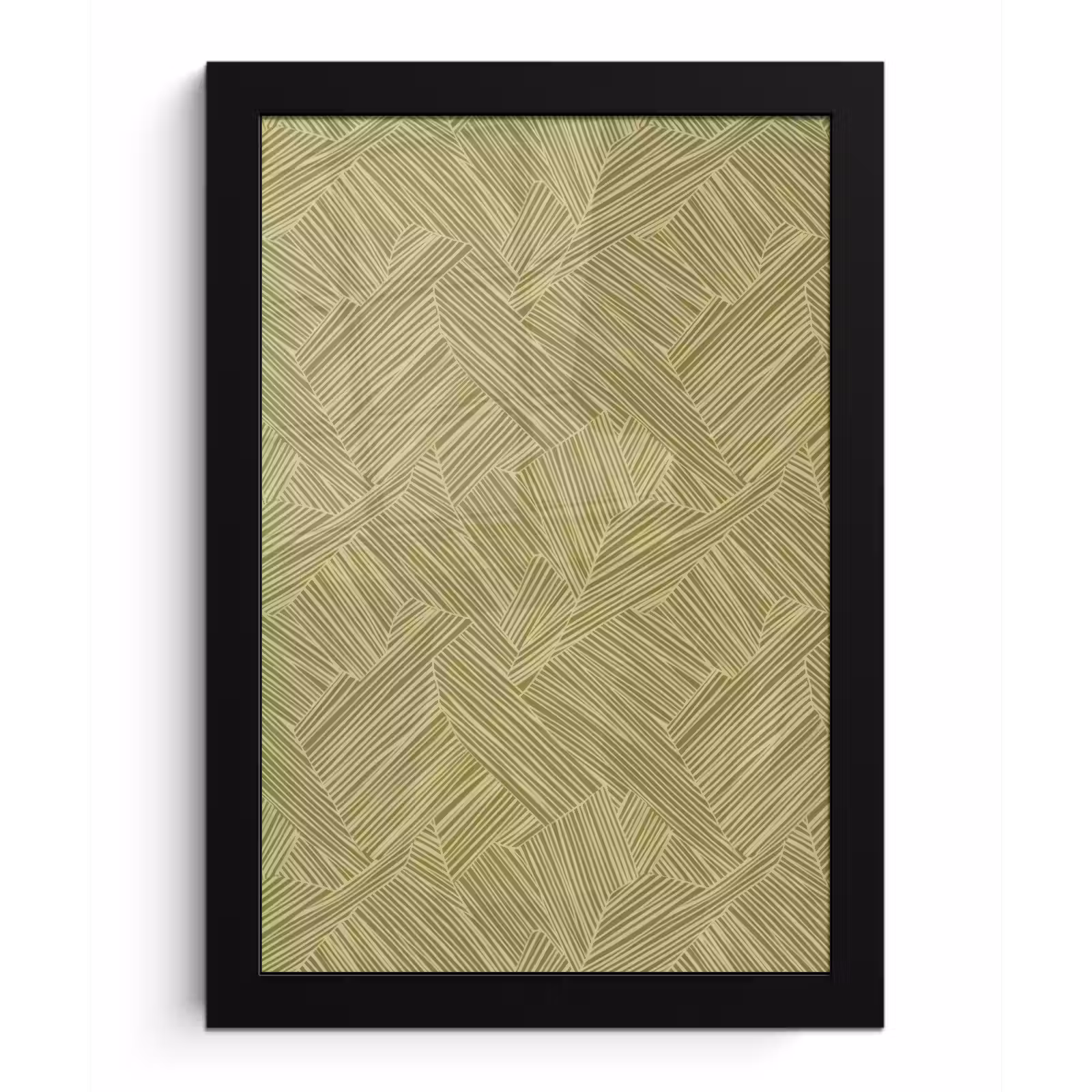 Poster met lijst - Abstract - Modern - Groen — 1