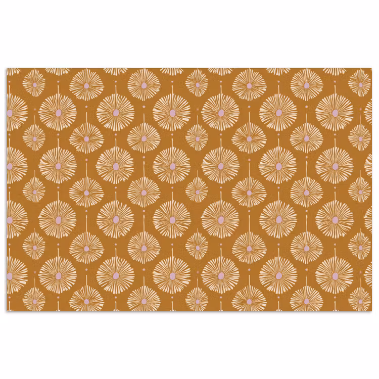 Poster - Bloemen - Modern - Oker — 1