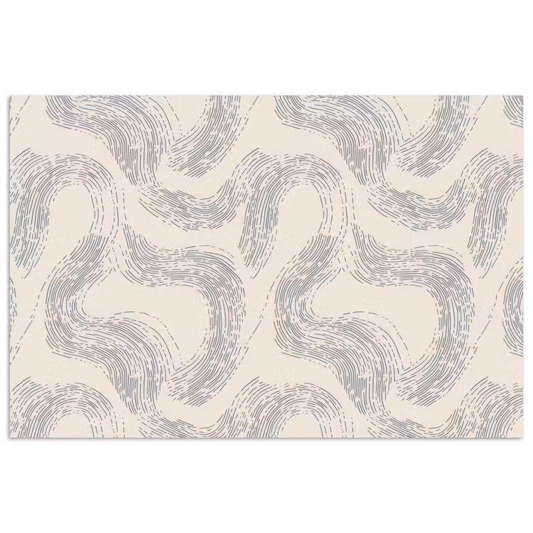 Poster - Lijnen - Patroon - Beige - Minimalistisch — 1