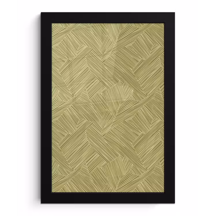 Poster met lijst - Abstract - Modern - Groen — 1