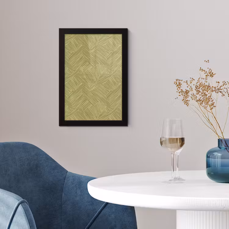 Poster met lijst - Abstract - Modern - Groen — 2