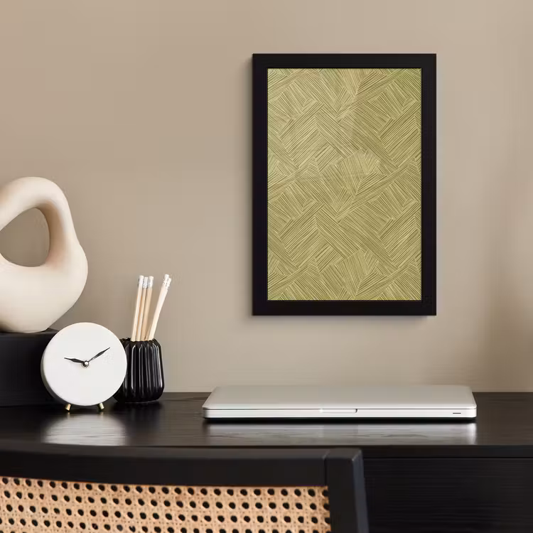 Poster met lijst - Abstract - Modern - Groen — 3