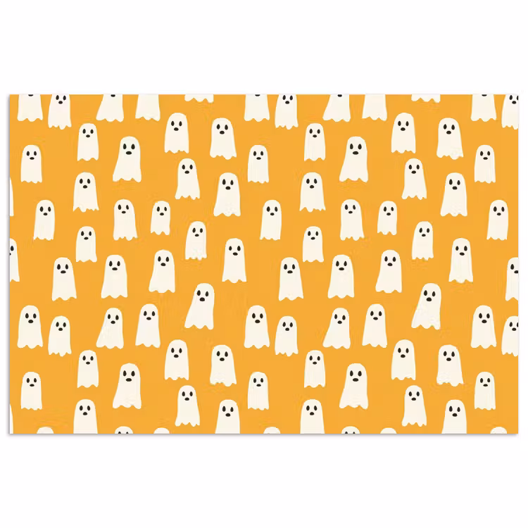 Poster - Halloween - Spookjes - Oker — 1