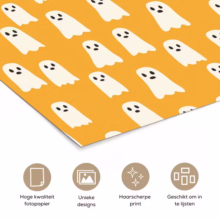 Poster - Halloween - Spookjes - Oker — 5