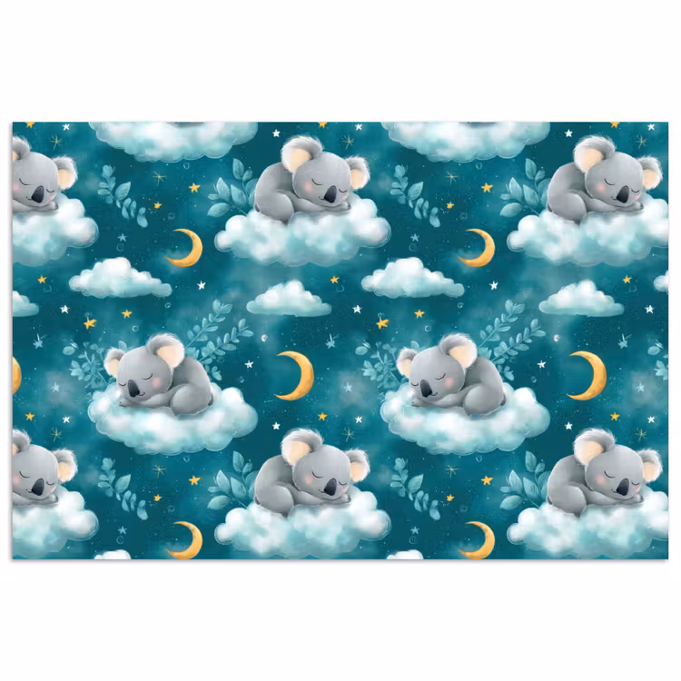 Poster - Koala's - Betoverend - Blauw — 1