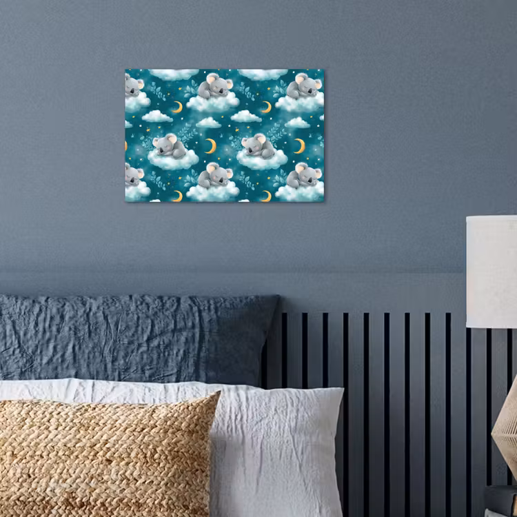 Poster - Koala's - Betoverend - Blauw — 3