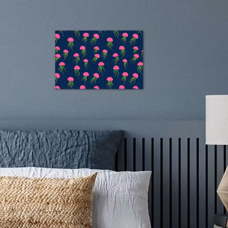 Poster - Kwallen - Diepzee - Neon — 3