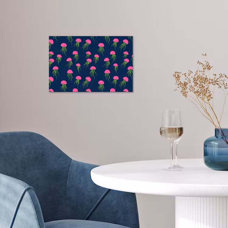 Poster - Kwallen - Diepzee - Neon — 4