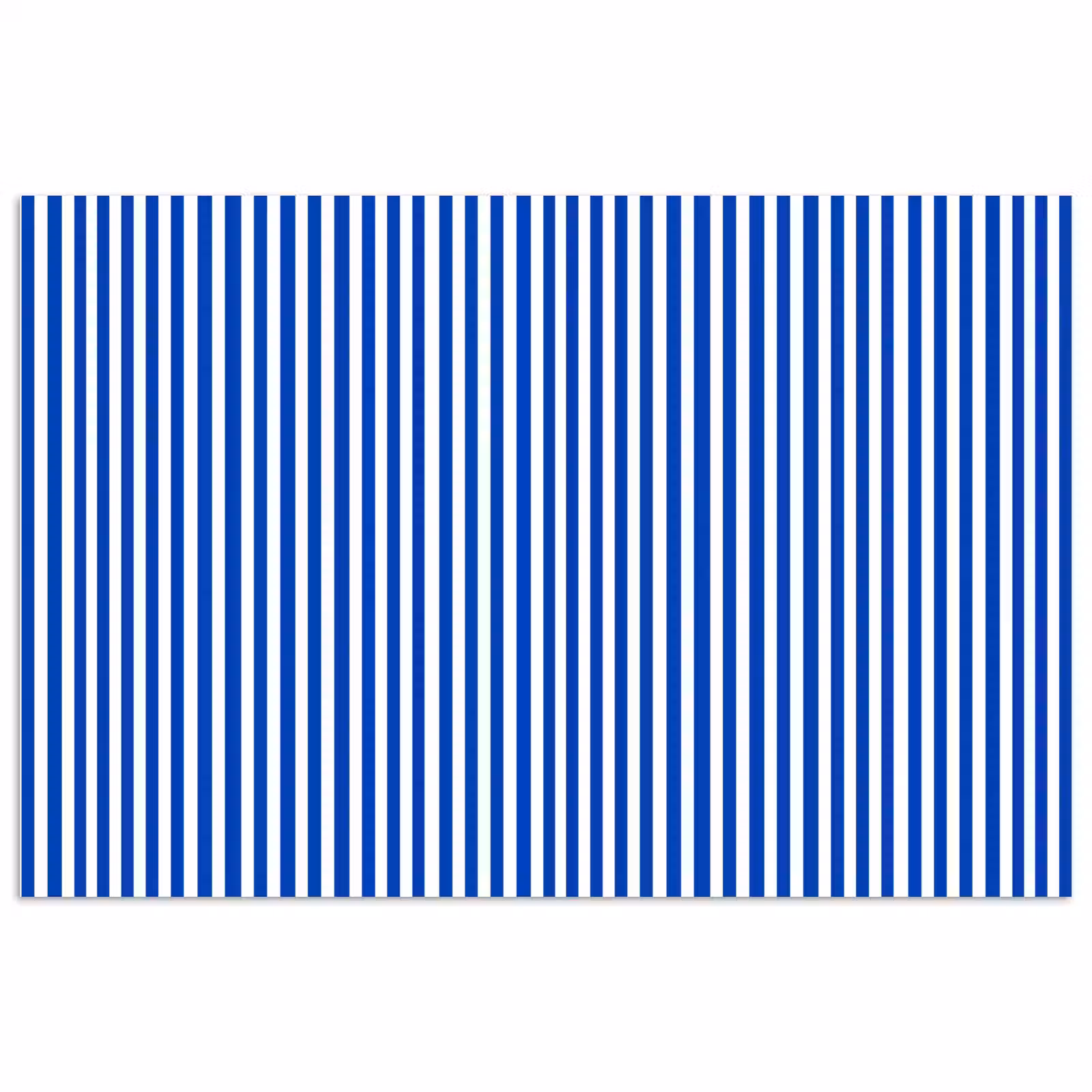 Poster - Klassiek - Strepen - Blauw — 1