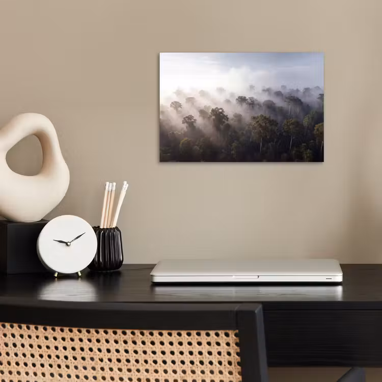 Poster - Bos - Mist - Natuur - Groen — 2