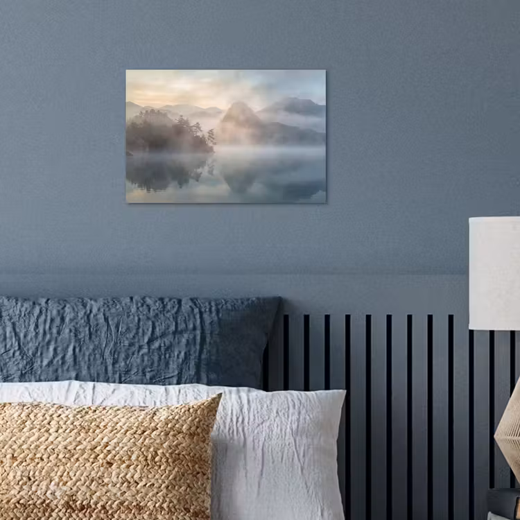 Poster - Landschap - Bergen - Mist - Water - Natuur — 3