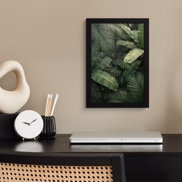 Poster met lijst - Bladeren - Groen - Tropisch - Natuur — 3